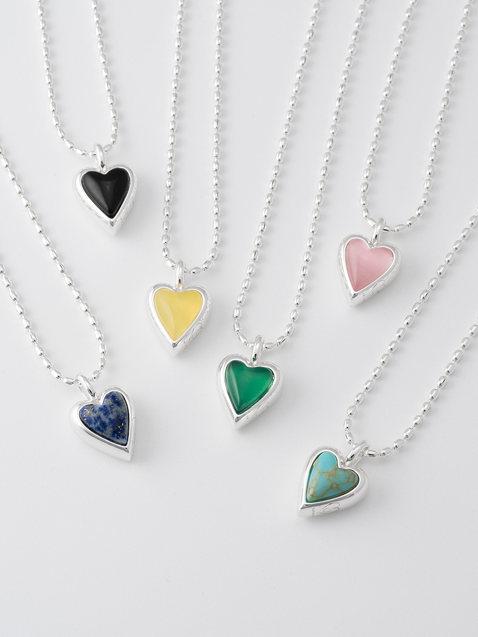 Colored Heart Necklace NZ2024