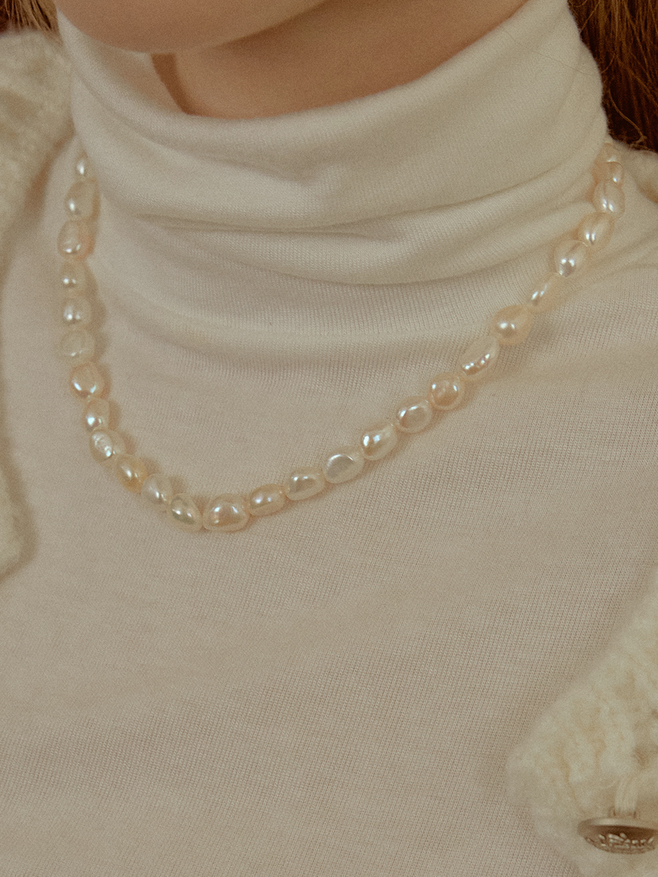 Dressy Baroque Pearl Necklace NZ2079